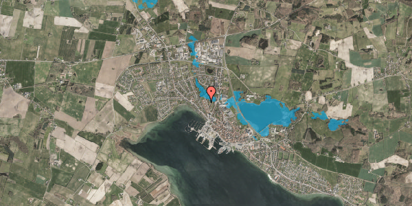 Oversvømmelsesrisiko fra vandløb på Fruens Løkke 121, 5600 Faaborg