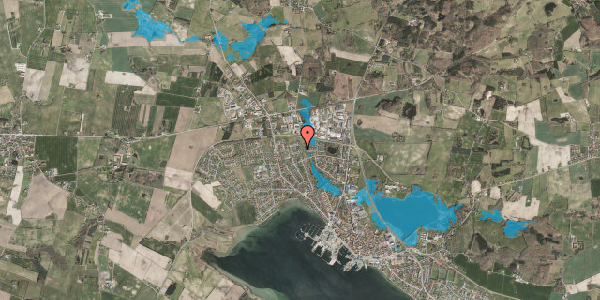 Oversvømmelsesrisiko fra vandløb på Hans Rasmussens Have 16, 5600 Faaborg