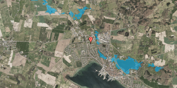 Oversvømmelsesrisiko fra vandløb på Hans Rasmussens Have 39, 5600 Faaborg