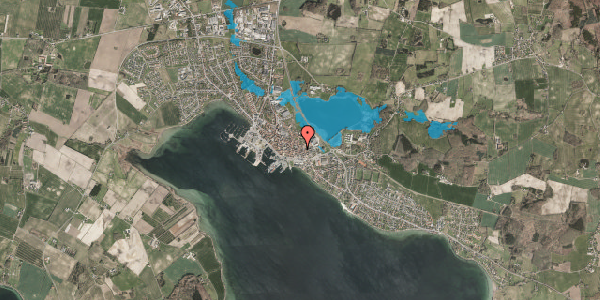 Oversvømmelsesrisiko fra vandløb på Kapellanstræde 4, 5600 Faaborg
