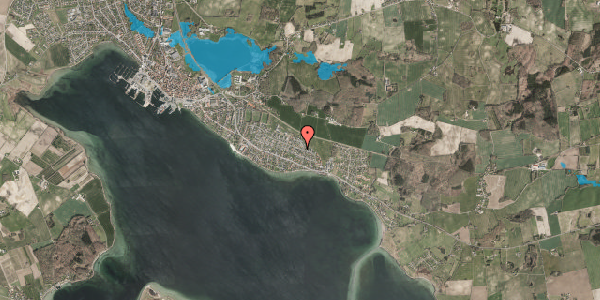 Oversvømmelsesrisiko fra vandløb på Rugagervej 13, 5600 Faaborg