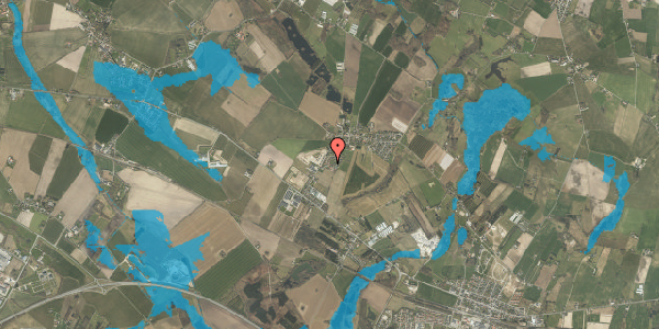 Oversvømmelsesrisiko fra vandløb på Bispehaven 3, 5550 Langeskov