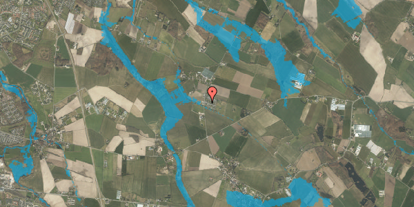 Oversvømmelsesrisiko fra vandløb på Bækskov 27, 5290 Marslev