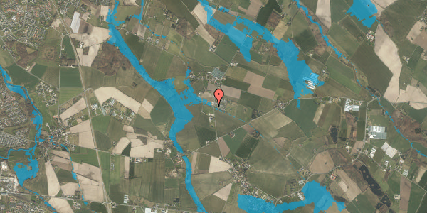 Oversvømmelsesrisiko fra vandløb på Enghavevej 14, 5290 Marslev