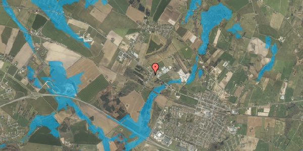 Oversvømmelsesrisiko fra vandløb på Nonnebovej 2A, 5550 Langeskov