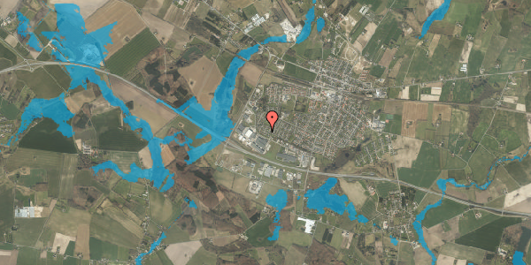 Oversvømmelsesrisiko fra vandløb på Pilelunden 82, 5550 Langeskov