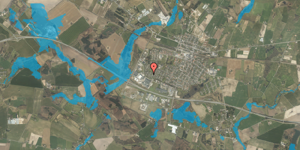 Oversvømmelsesrisiko fra vandløb på Pilelunden 83, 5550 Langeskov