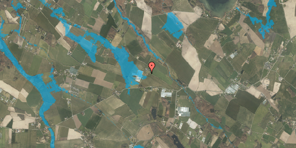 Oversvømmelsesrisiko fra vandløb på Radstrupvejen 3, 5290 Marslev