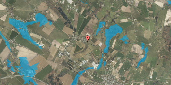 Oversvømmelsesrisiko fra vandløb på Risvænget 16, 5550 Langeskov