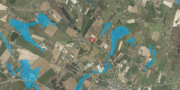 Oversvømmelsesrisiko fra vandløb på Risvænget 18, 5550 Langeskov