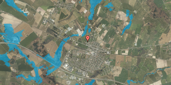 Oversvømmelsesrisiko fra vandløb på Syrenvej 15, 5550 Langeskov