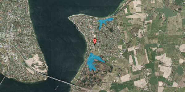 Oversvømmelsesrisiko fra vandløb på Møllebakken 18, 5500 Middelfart