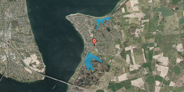 Oversvømmelsesrisiko fra vandløb på Møllebakken 41, 5500 Middelfart