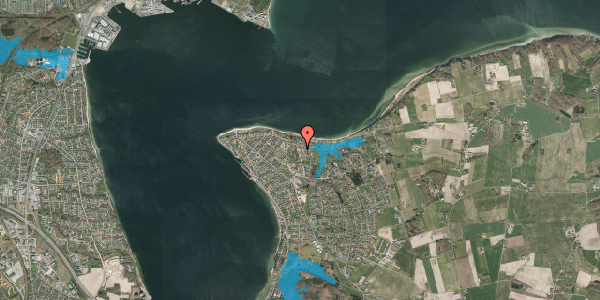 Oversvømmelsesrisiko fra vandløb på Søborgvej 2, 5500 Middelfart