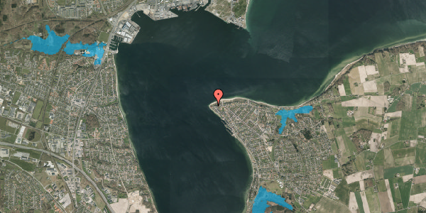 Oversvømmelsesrisiko fra vandløb på Tjærepletten 18, 5500 Middelfart