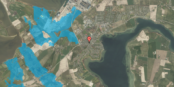 Oversvømmelsesrisiko fra vandløb på Bakkelunden 4, 5330 Munkebo