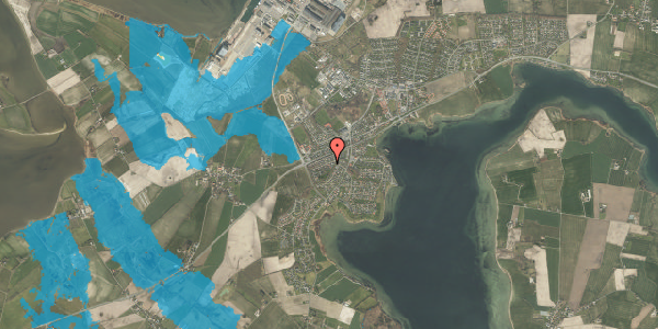 Oversvømmelsesrisiko fra vandløb på Bakkelunden 7, 5330 Munkebo