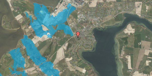 Oversvømmelsesrisiko fra vandløb på Bakkelunden 27, 5330 Munkebo
