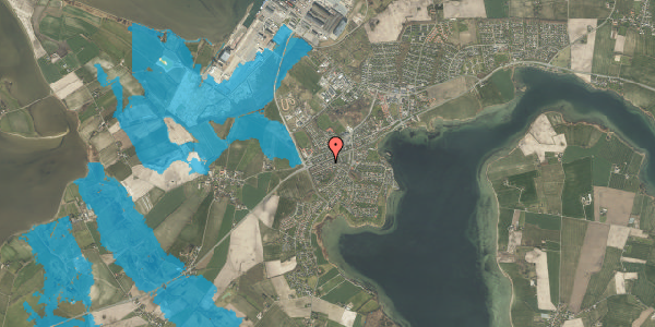 Oversvømmelsesrisiko fra vandløb på Bakkelunden 122, 5330 Munkebo