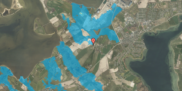 Oversvømmelsesrisiko fra vandløb på Dræby Fedvej 29, 5330 Munkebo