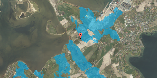 Oversvømmelsesrisiko fra vandløb på Dræby Fedvej 526, 5330 Munkebo
