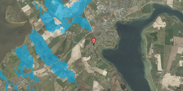 Oversvømmelsesrisiko fra vandløb på Hybenvænget 15, 5330 Munkebo