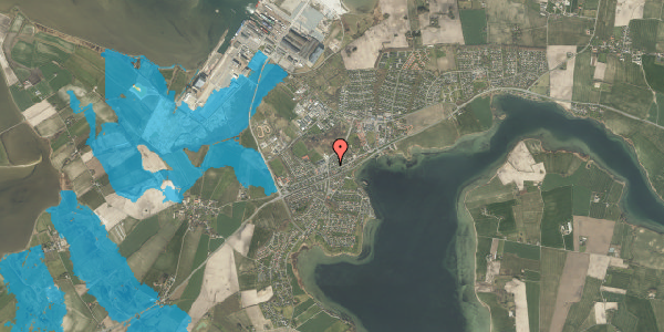Oversvømmelsesrisiko fra vandløb på Mølkæret 108, 5330 Munkebo