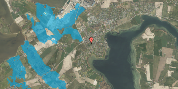 Oversvømmelsesrisiko fra vandløb på Skråningen 3, 5330 Munkebo