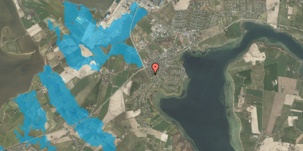 Oversvømmelsesrisiko fra vandløb på Skråningen 13, 5330 Munkebo