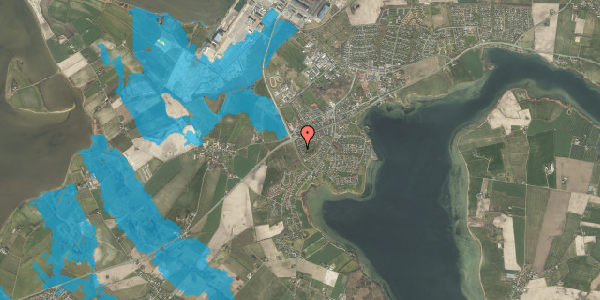 Oversvømmelsesrisiko fra vandløb på Skråningen 21, 5330 Munkebo
