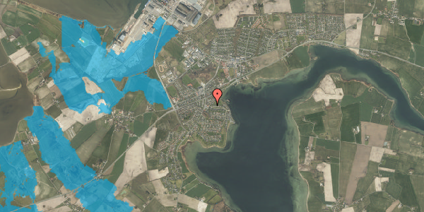 Oversvømmelsesrisiko fra vandløb på Stenlunden 1, 5330 Munkebo