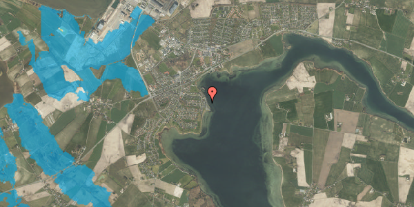 Oversvømmelsesrisiko fra vandløb på Strandlysthuse 2, 5330 Munkebo