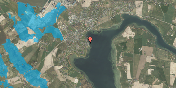 Oversvømmelsesrisiko fra vandløb på Strandlysthuse 36, 5330 Munkebo