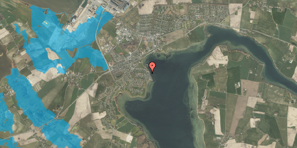 Oversvømmelsesrisiko fra vandløb på Strandlysthuse 42, 5330 Munkebo