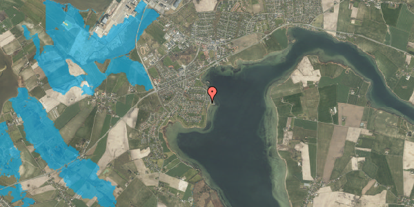 Oversvømmelsesrisiko fra vandløb på Strandlysthuse 74, 5330 Munkebo