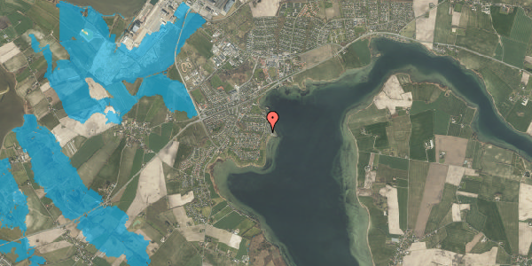Oversvømmelsesrisiko fra vandløb på Strandlysthuse 82, 5330 Munkebo