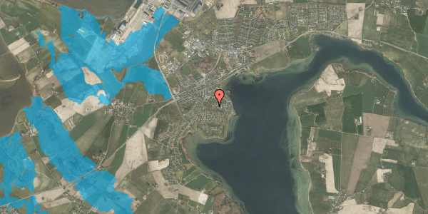 Oversvømmelsesrisiko fra vandløb på Strandlystvej 18, 5330 Munkebo