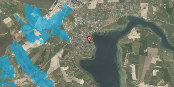 Oversvømmelsesrisiko fra vandløb på Strandlystvej 19, 5330 Munkebo