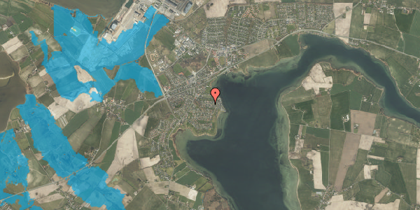 Oversvømmelsesrisiko fra vandløb på Strandlystvej 34, 5330 Munkebo