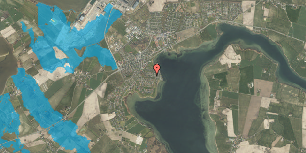 Oversvømmelsesrisiko fra vandløb på Strandlystvej 38, 5330 Munkebo