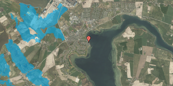 Oversvømmelsesrisiko fra vandløb på Strandlystvej 47, 5330 Munkebo