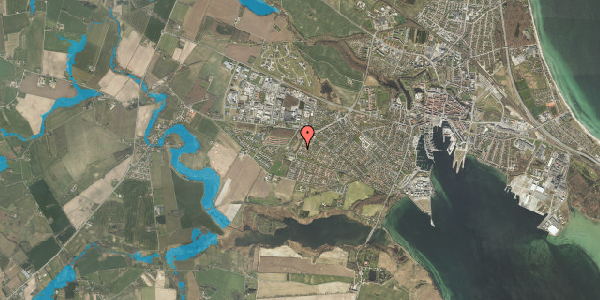 Oversvømmelsesrisiko fra vandløb på Bavnehøjalle 105B, 5800 Nyborg