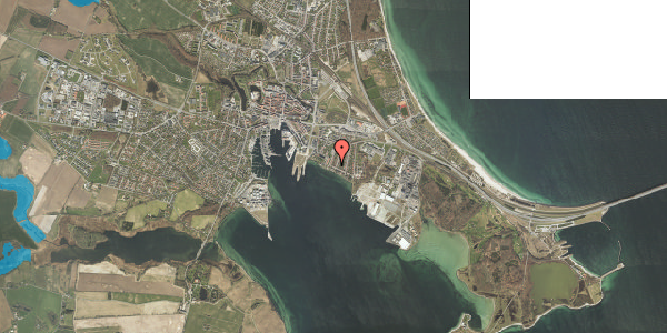 Oversvømmelsesrisiko fra vandløb på Kystvej 1, 5800 Nyborg