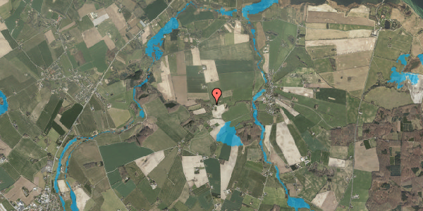 Oversvømmelsesrisiko fra vandløb på Sulkendrupvej 17B, 5800 Nyborg