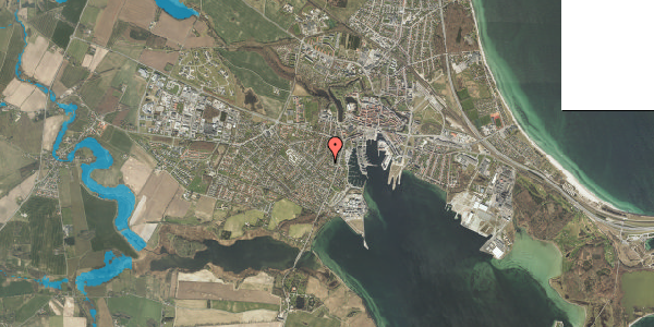 Oversvømmelsesrisiko fra vandløb på Vinkelvej 21, 5800 Nyborg