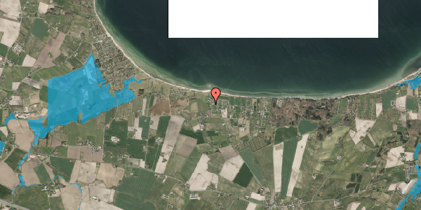 Oversvømmelsesrisiko fra vandløb på Molevej 1, 5466 Asperup
