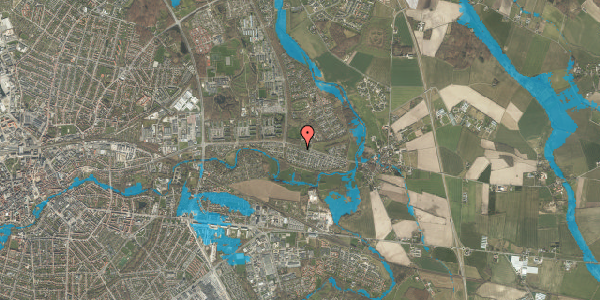 Oversvømmelsesrisiko fra vandløb på Åsumvej 367, 5240 Odense NØ