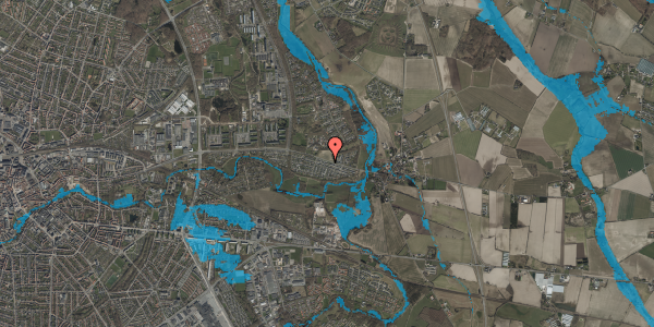 Oversvømmelsesrisiko fra vandløb på Åsumvej 531, 5240 Odense NØ
