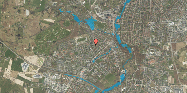 Oversvømmelsesrisiko fra vandløb på Axelvænget 9, 5250 Odense SV