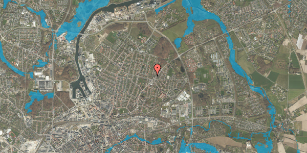 Oversvømmelsesrisiko fra vandløb på Bellisvej 5, 5000 Odense C